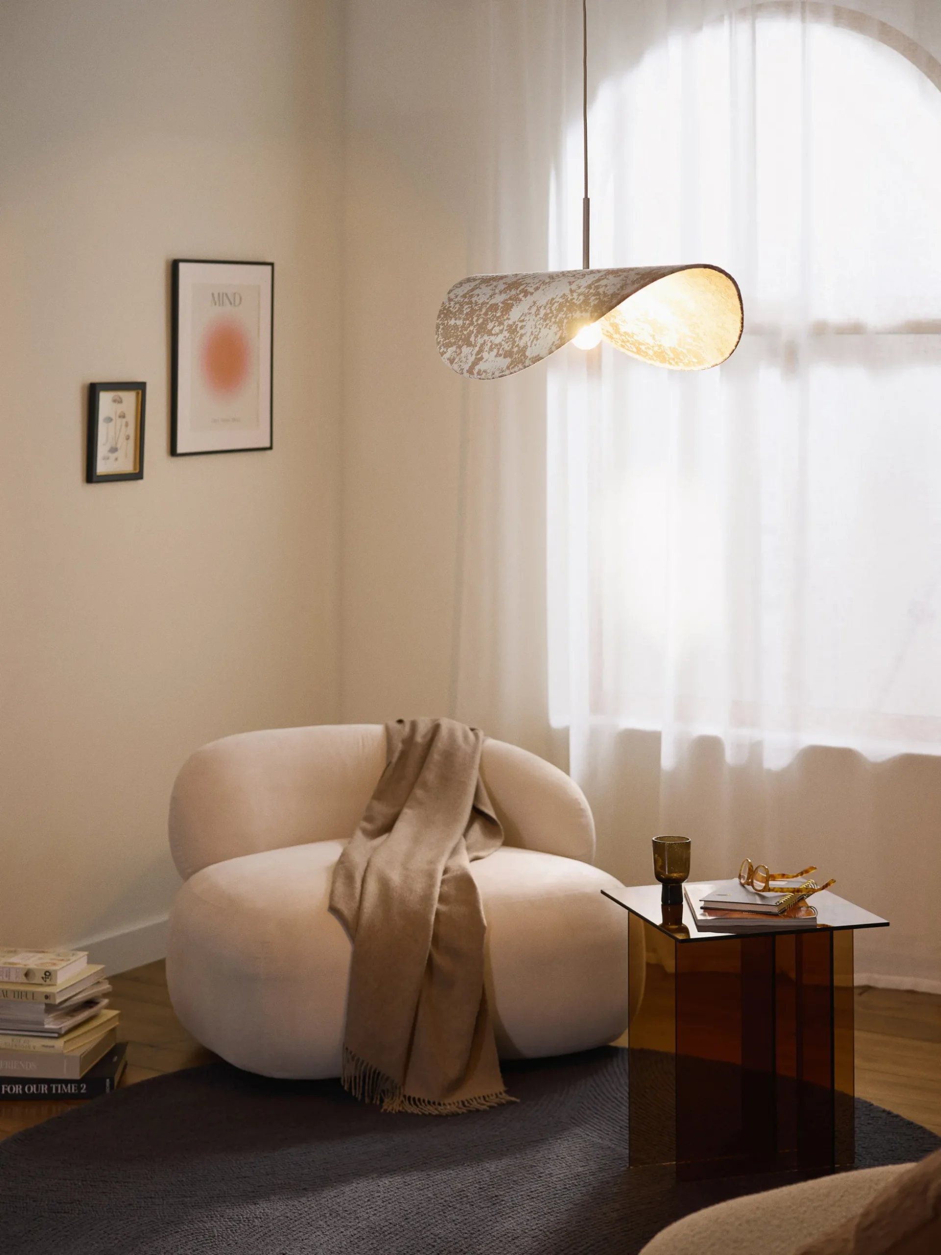 Lampada a sospensione grande di design Kenzie
