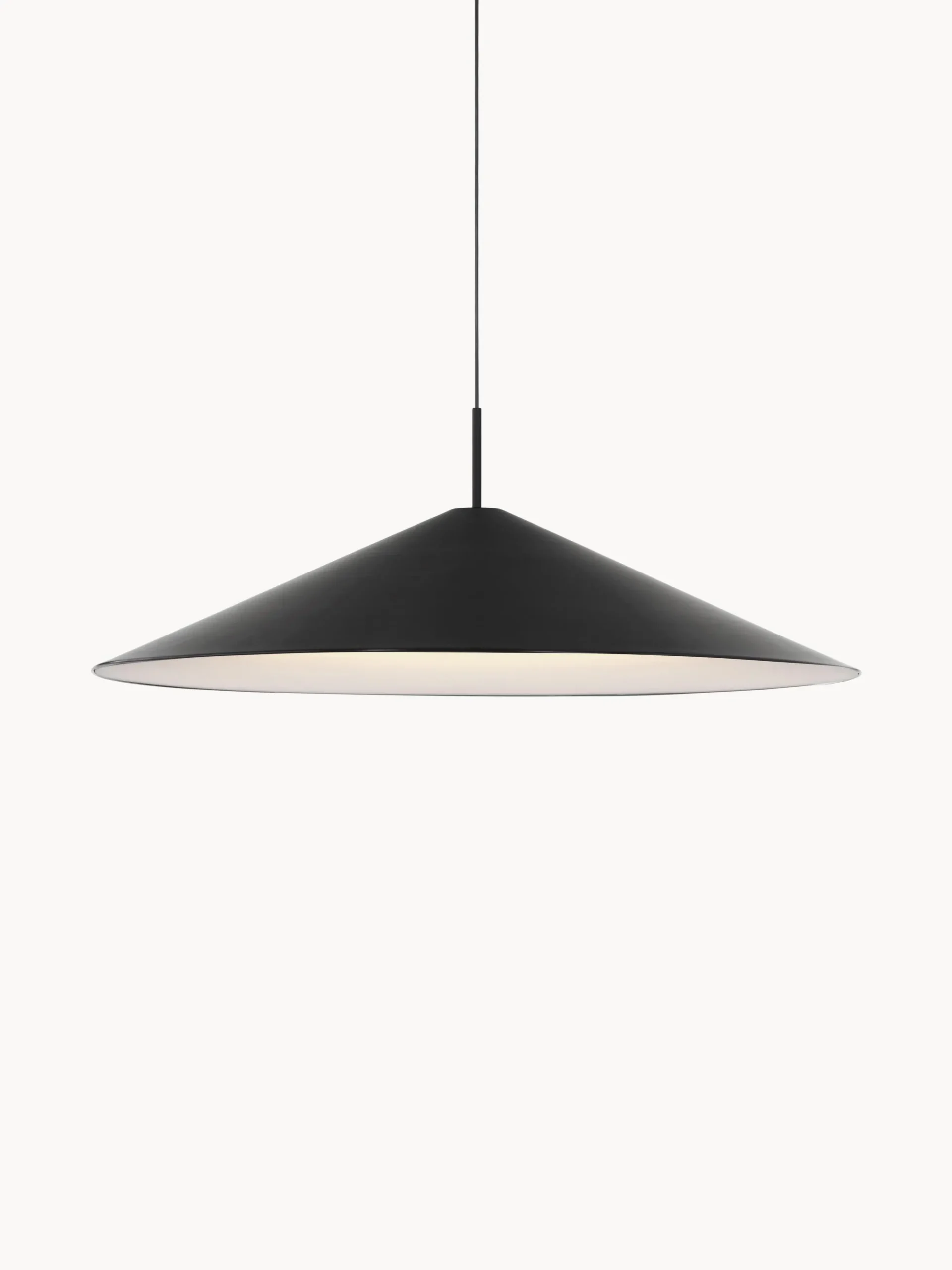 Lampada a sospensione grande con luce regolabile Brolly, Ø 90 cm