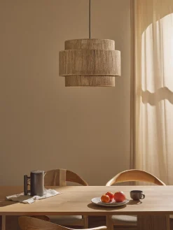 Lampada a sospensione in iuta Cecillia