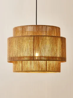 Lampada a sospensione in iuta Cecillia