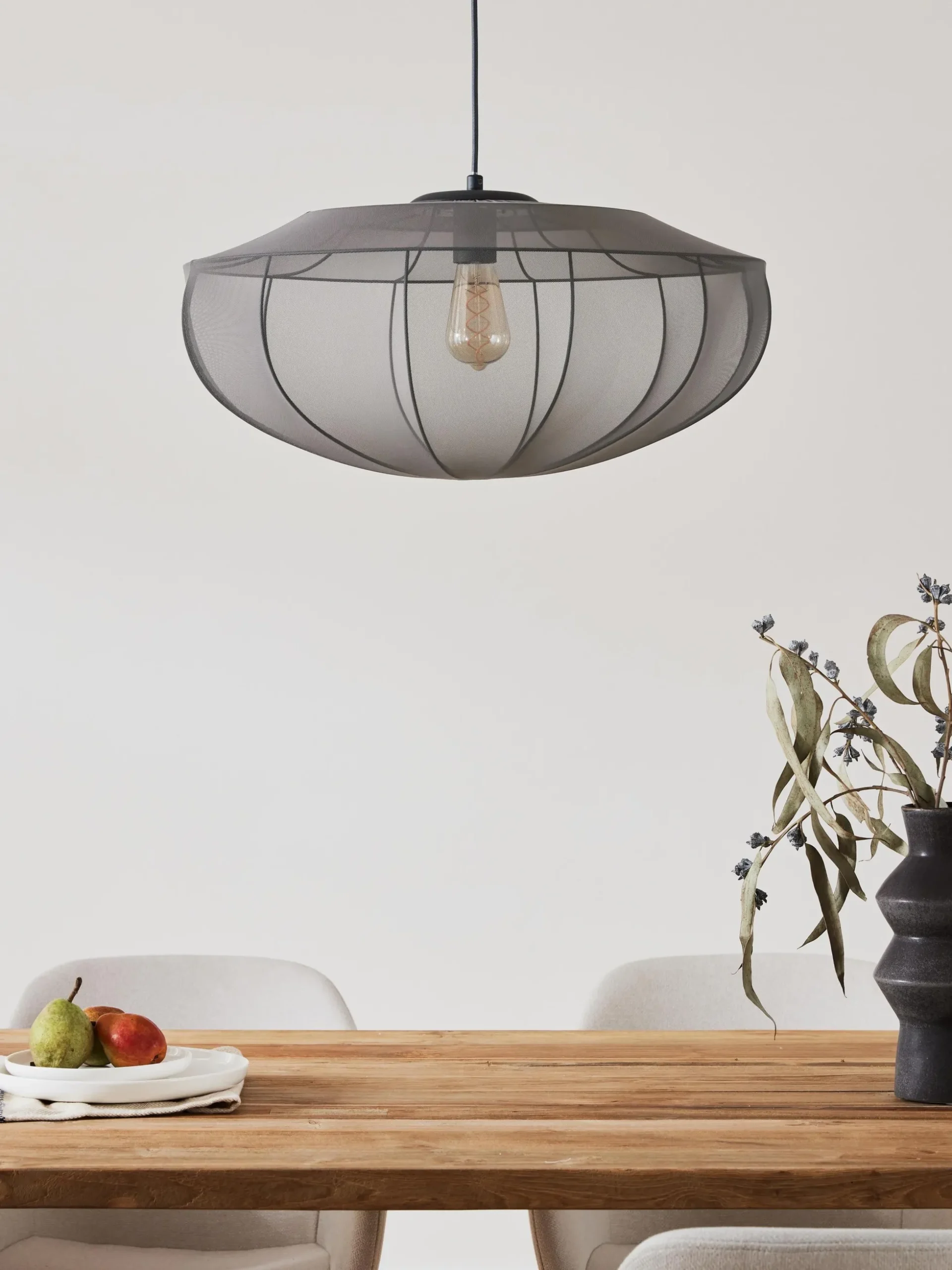 Lampada a sospensione in tessuto a rete Beau