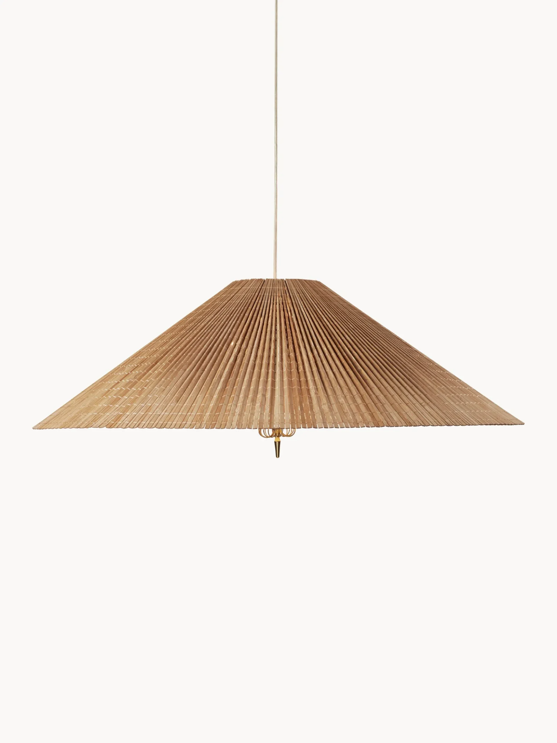 Lampada a sospensione in bambù 1972