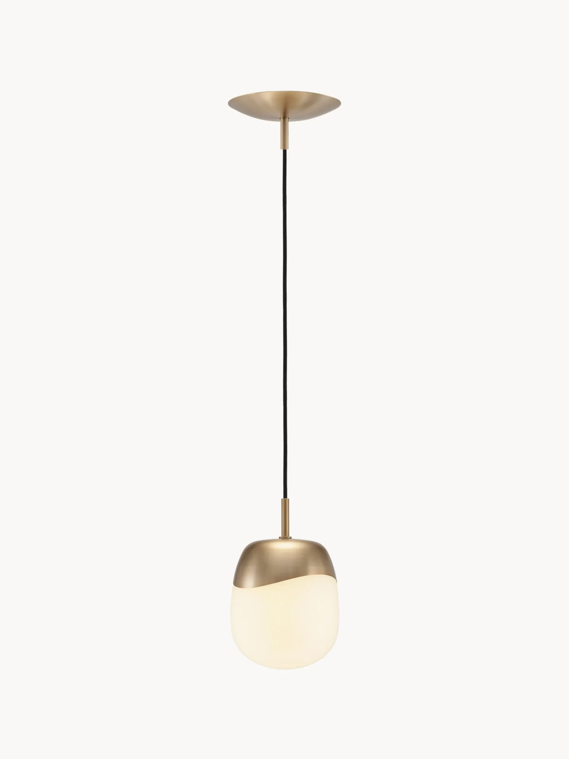 Lampada a sospensione in vetro soffiato Spring