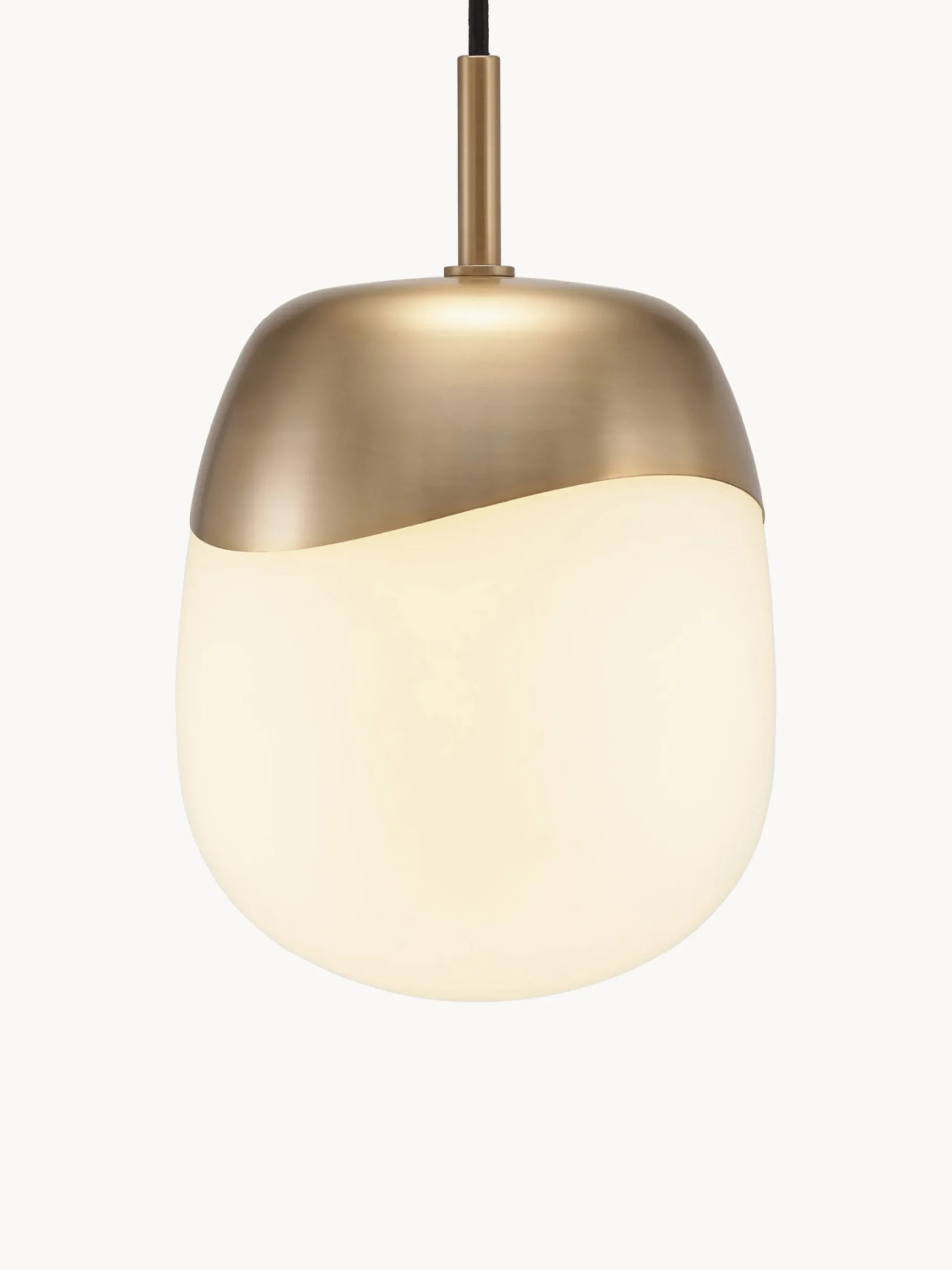 Lampada a sospensione in vetro soffiato Spring