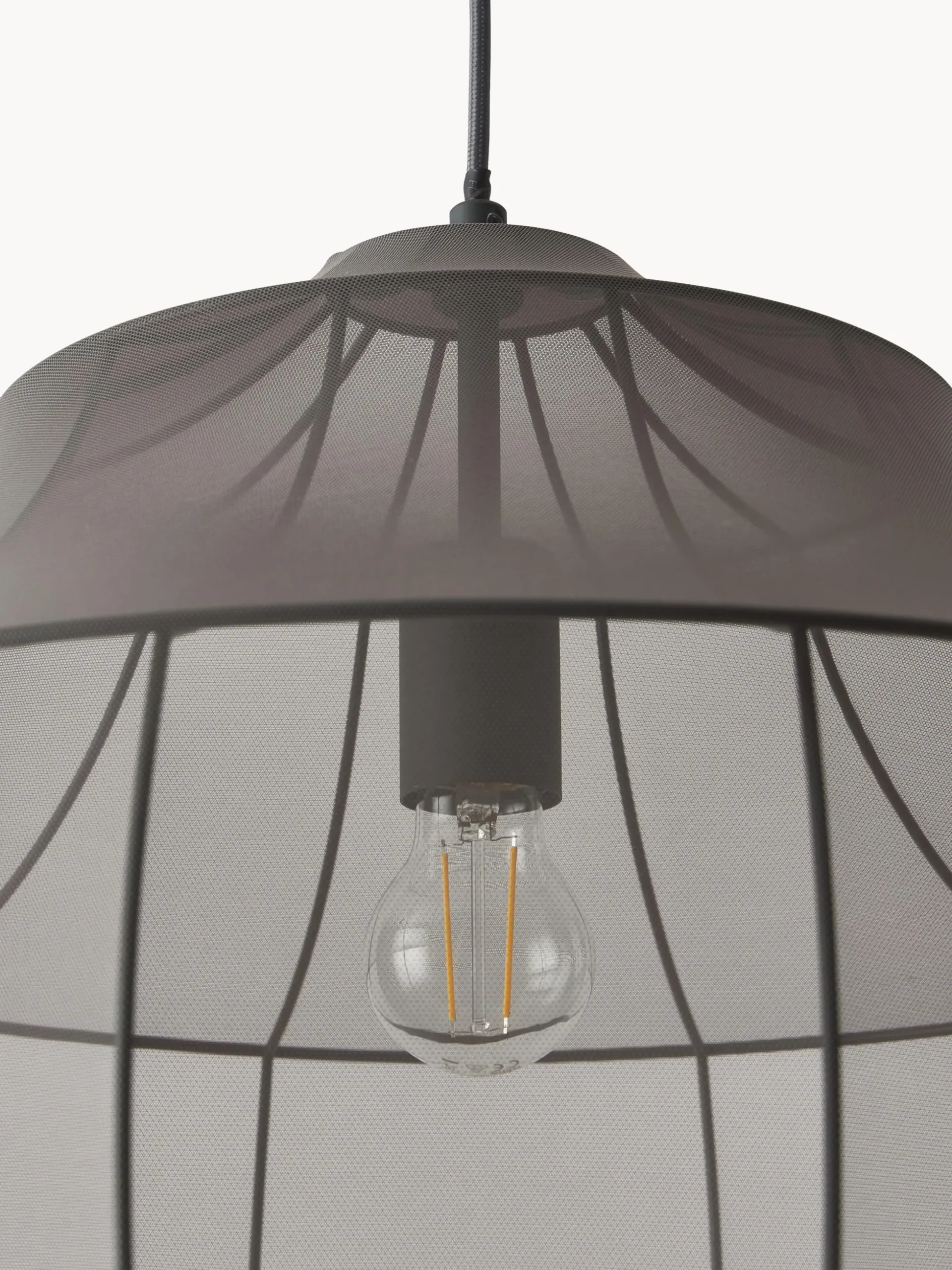 Lampada a sospensione in tessuto intrecciato Beau