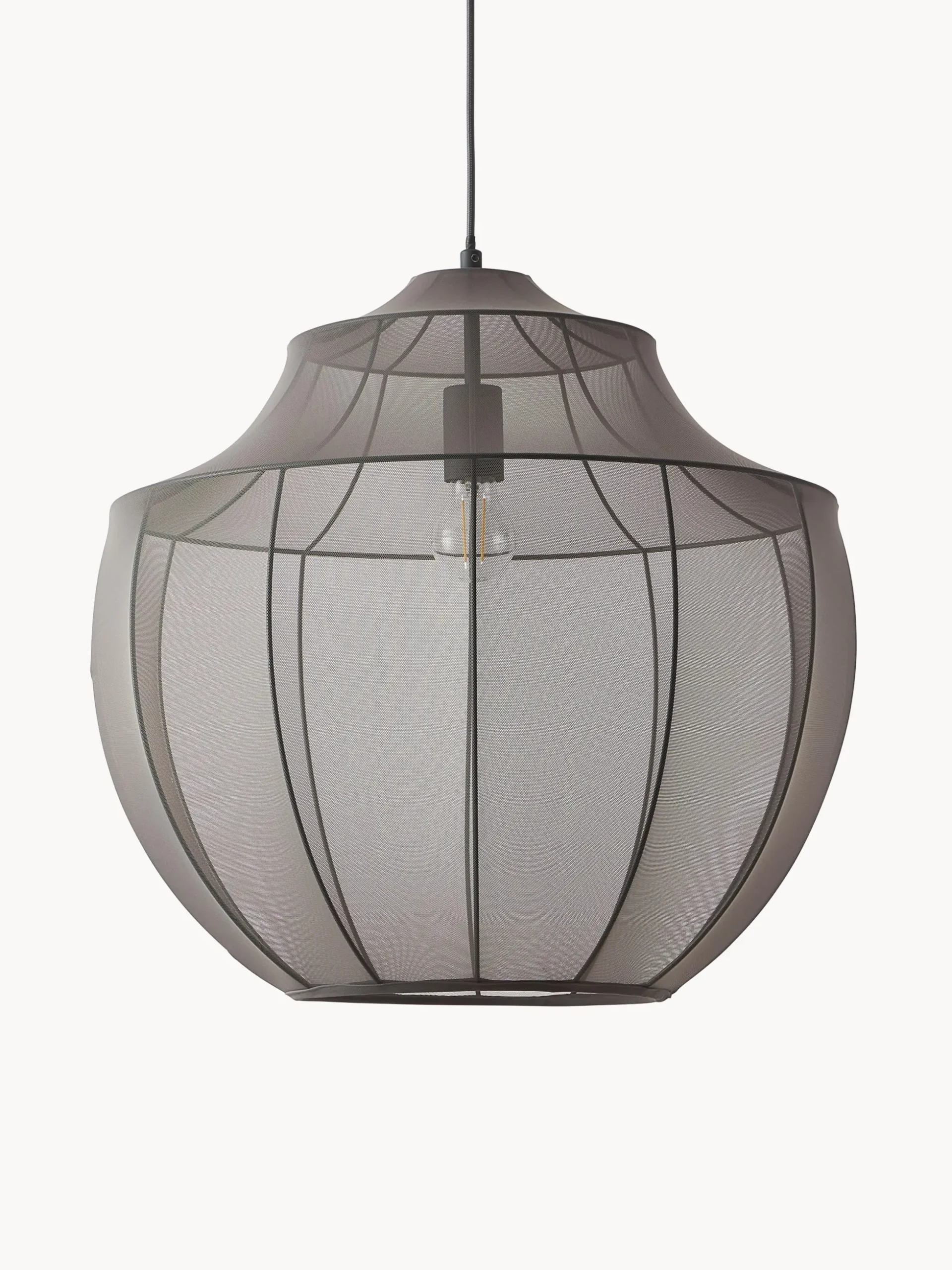 Lampada a sospensione in tessuto intrecciato Beau
