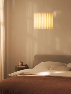 Lampada a sospensione in lino Lucina