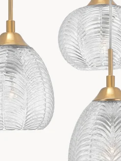 Lampada a sospensione in vetro smerigliato Vario