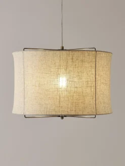 Lampada a sospensione in lino Clouds