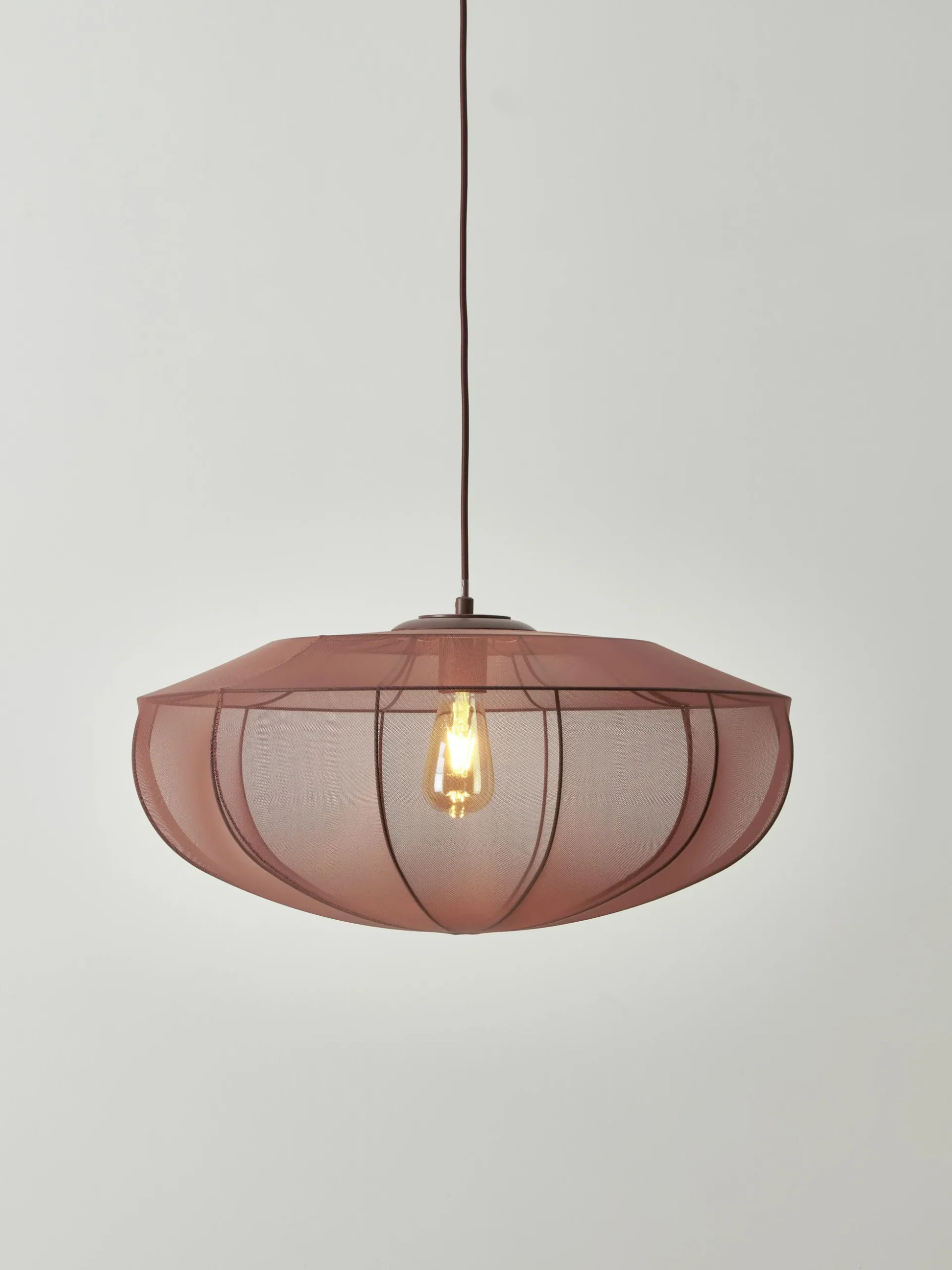 Lampada a sospensione in tessuto a rete Beau
