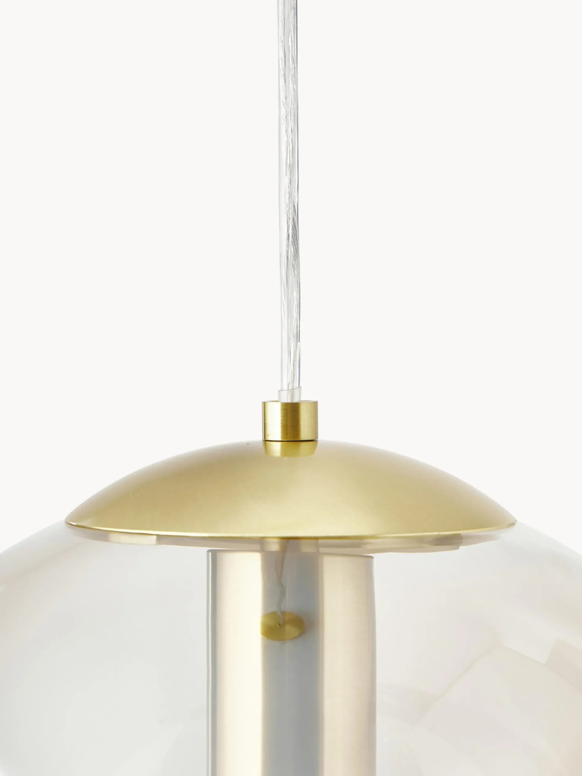 Lampada a sospensione in vetro Bao