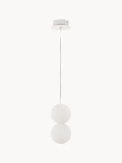 Lampada a sospensione piccola in vetro e cemento Zero