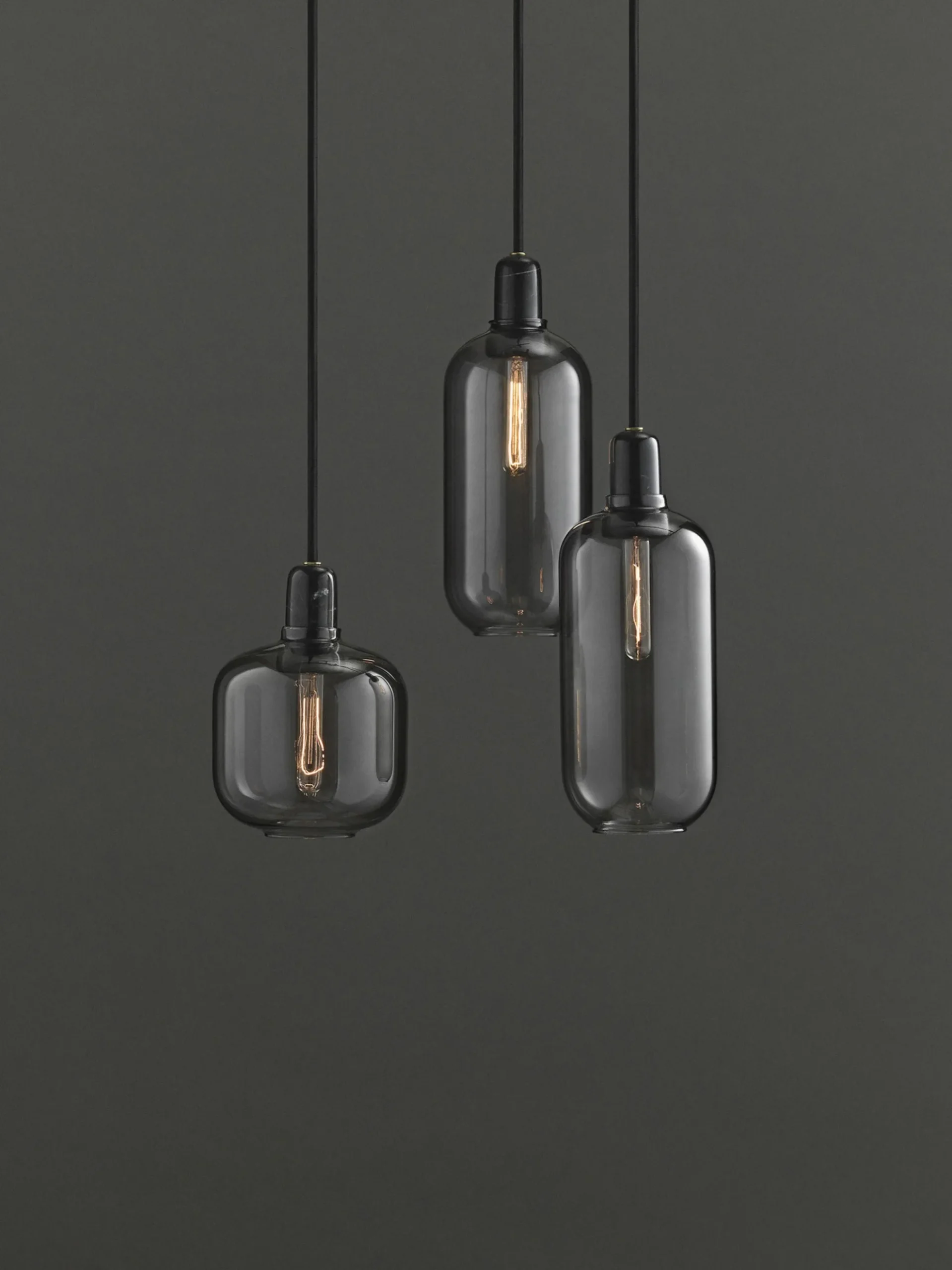 Lampada a sospensione piccola in marmo Amp