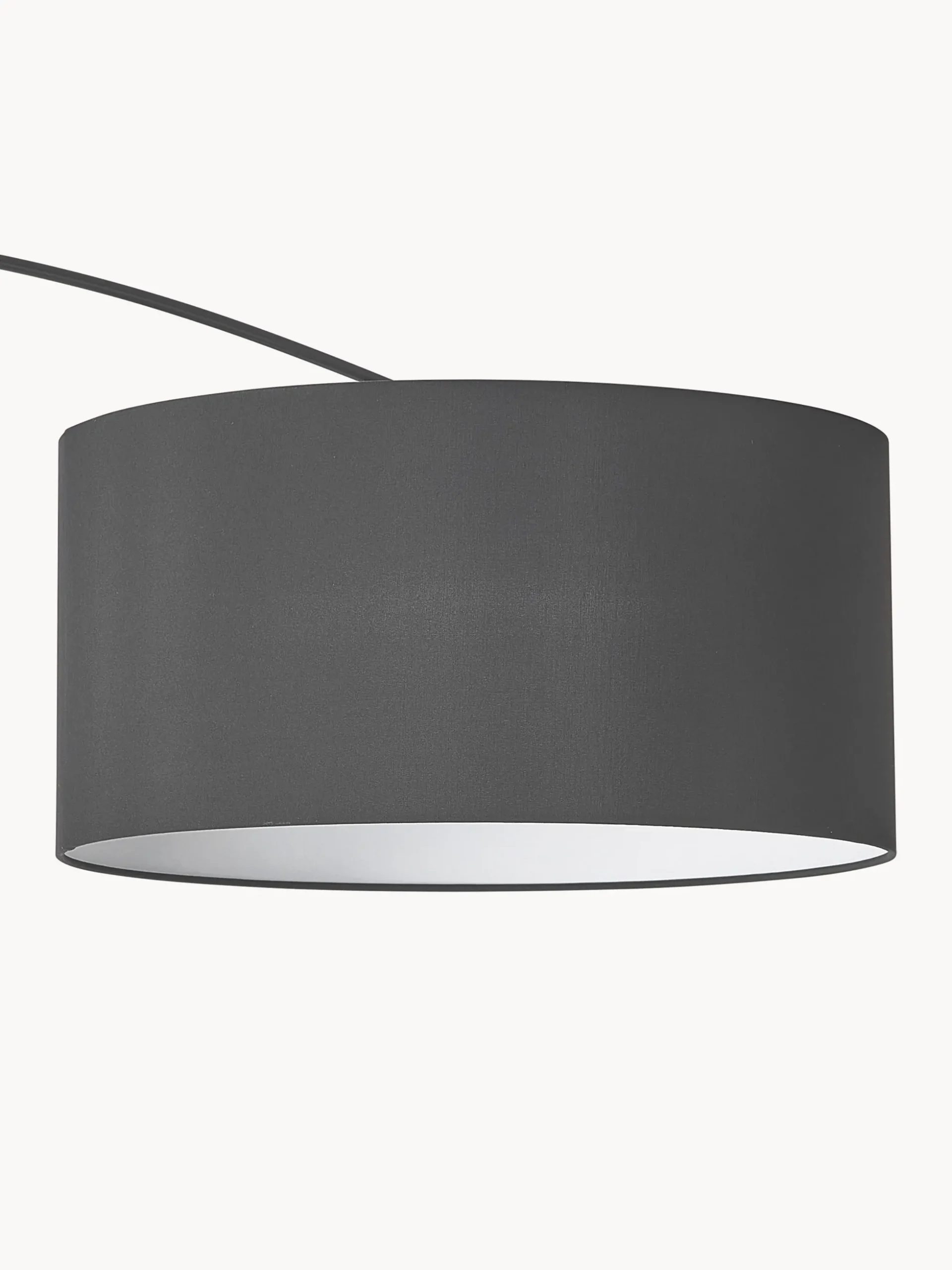 Lampada ad arco grande nera Niels