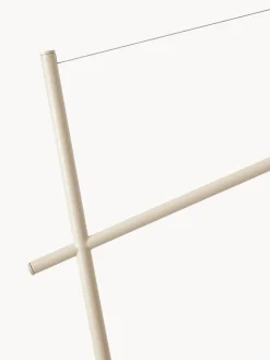 Lampada da lettura grande con base i travertino Reyna
