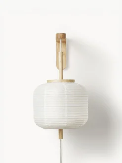 Lampada da parete di design in carta di riso Misaki