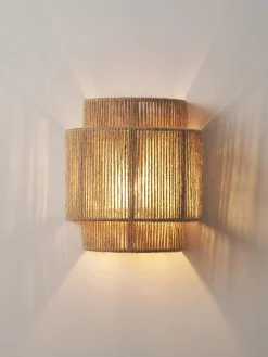 Lampada da parete in iuta Cecillia
