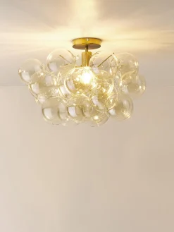 Lampada da soffito con sfere in vetro Bubbles