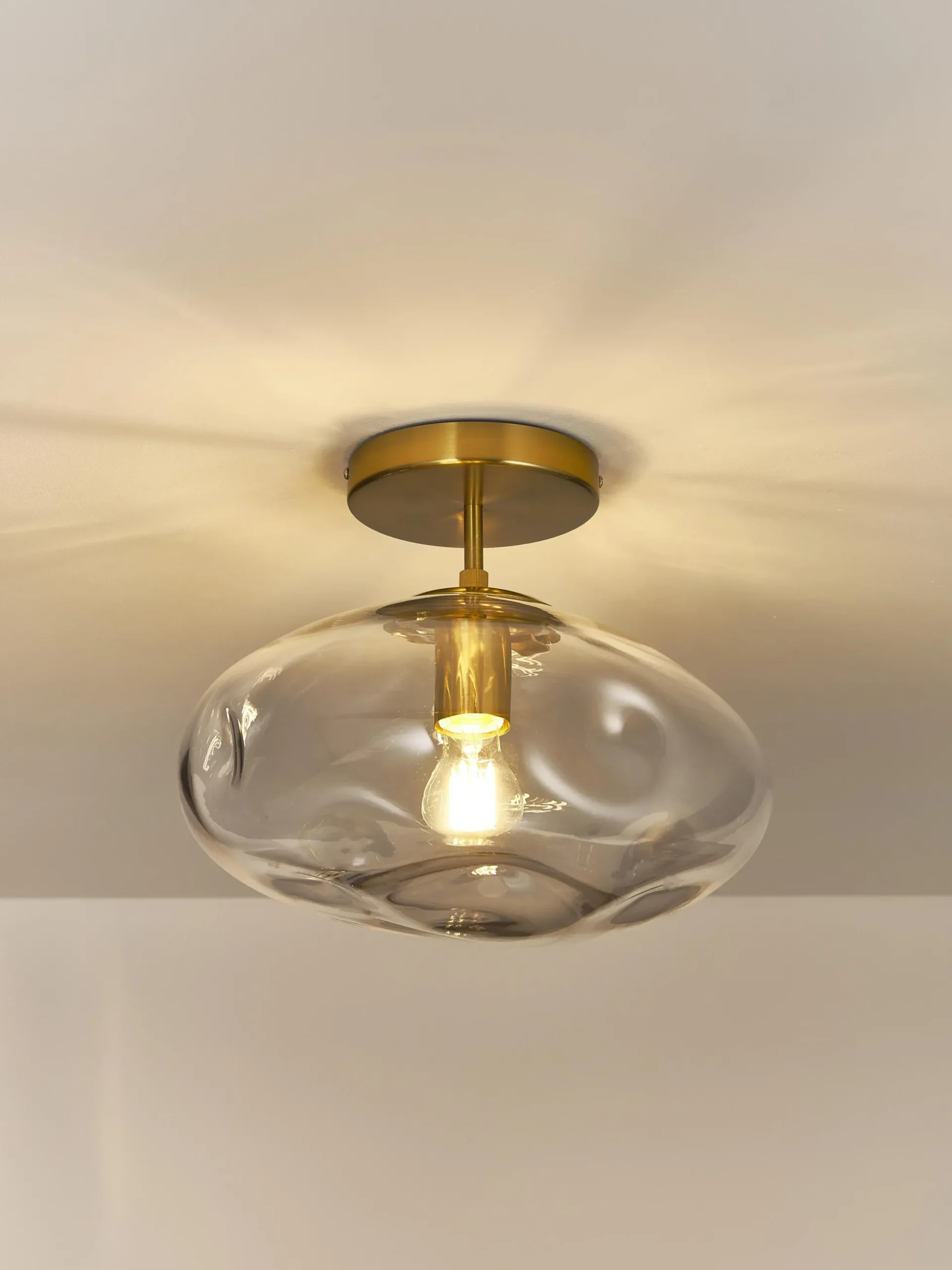 Lampada da soffito in vetro Amora