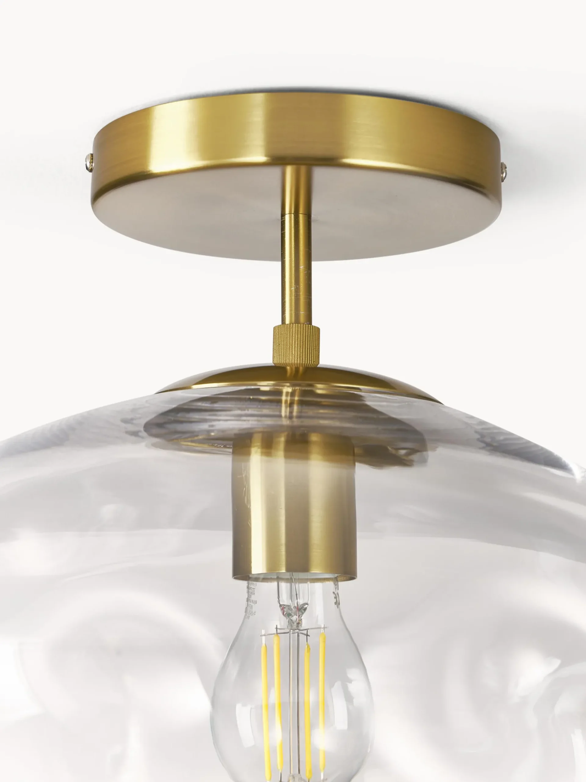 Lampada da soffito in vetro Amora