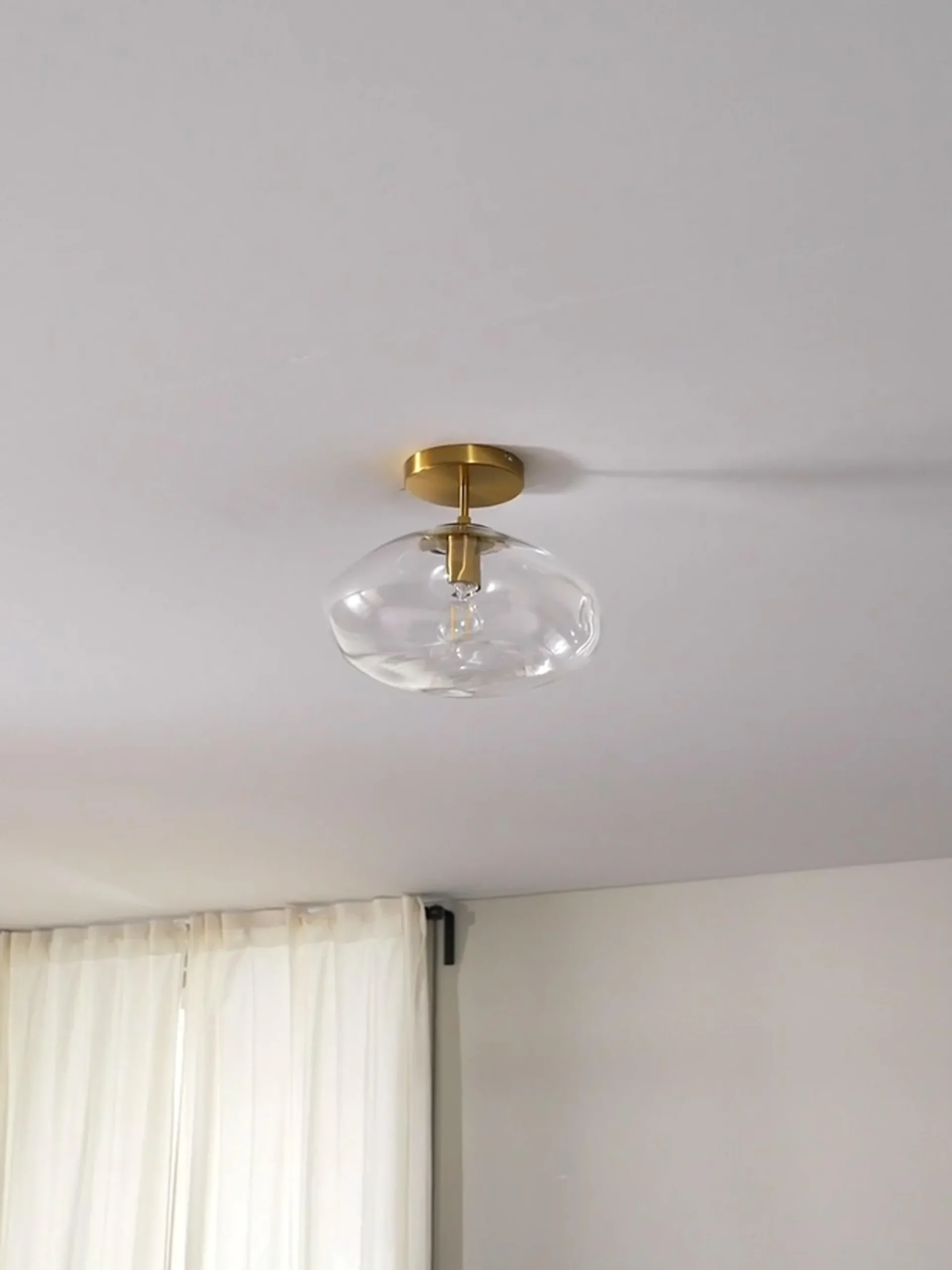 Lampada da soffito in vetro Amora