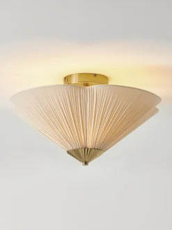 Lampada da soffitto con paralume capovolto Leora