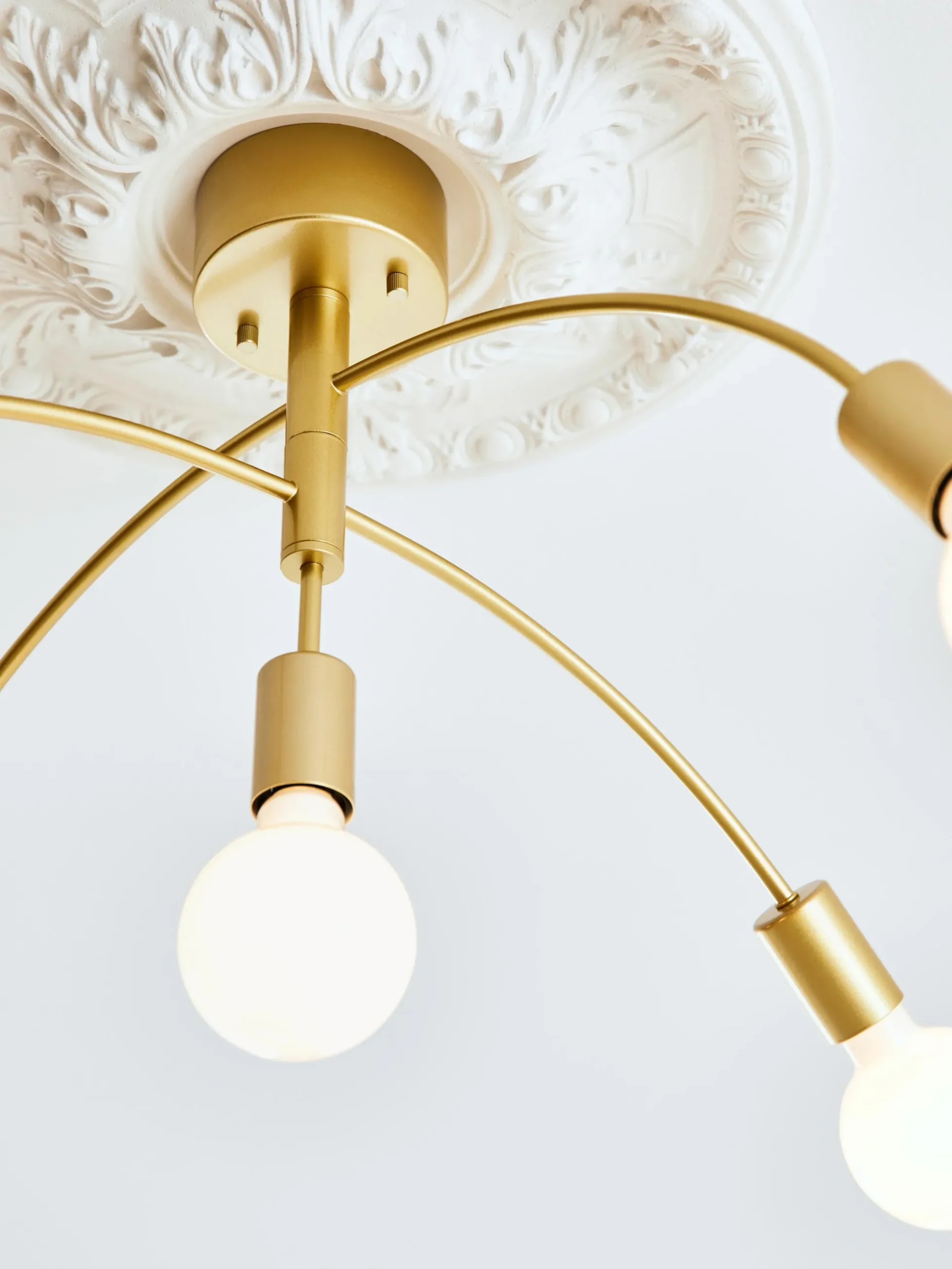 Lampada da soffitto grande in metallo Cygnus