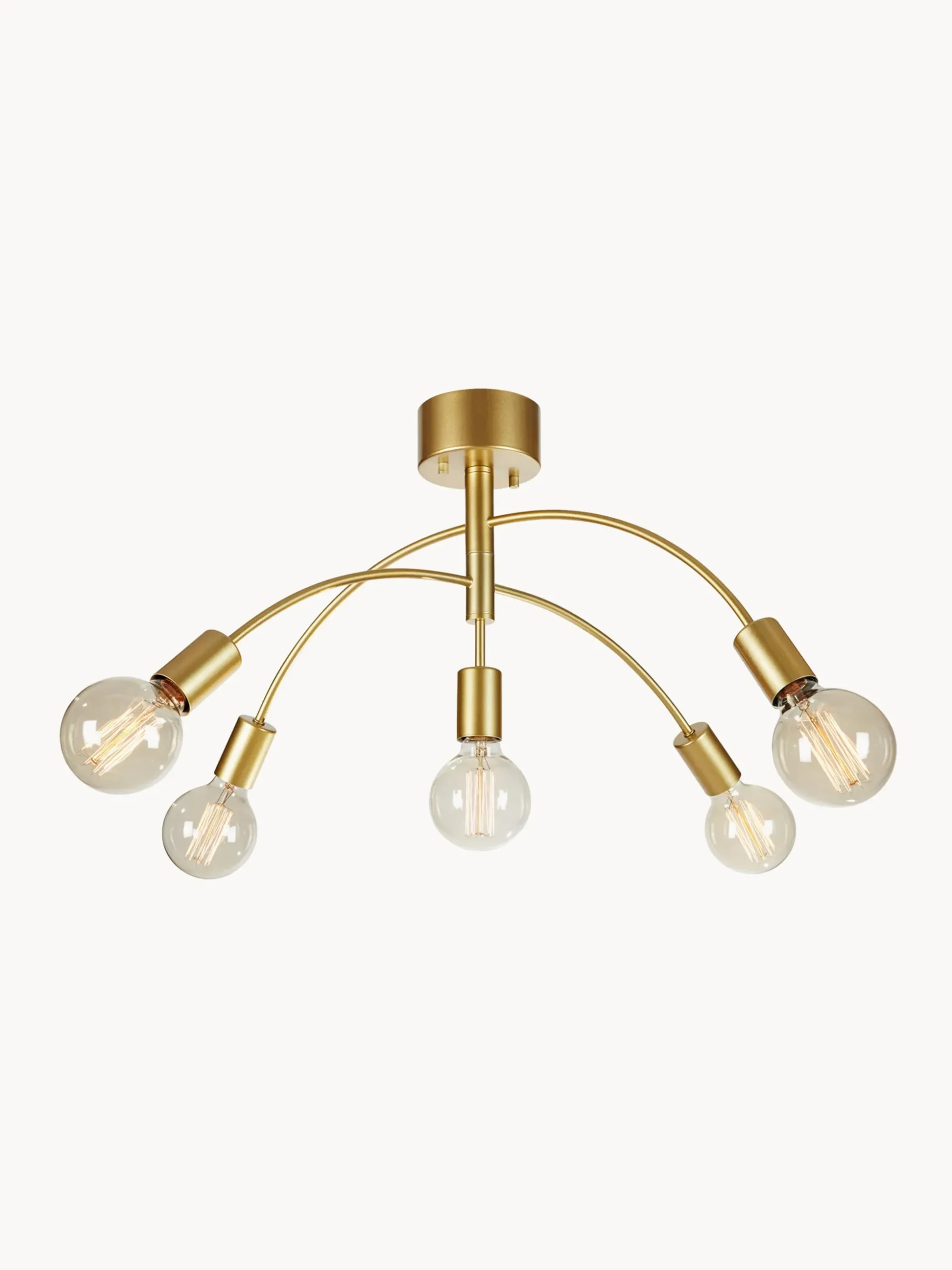 Lampada da soffitto grande in metallo Cygnus