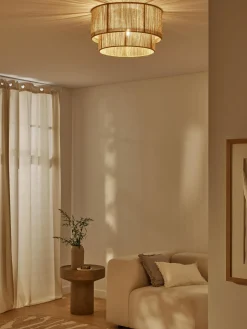 Lampada da soffitto in iuta Cecillia