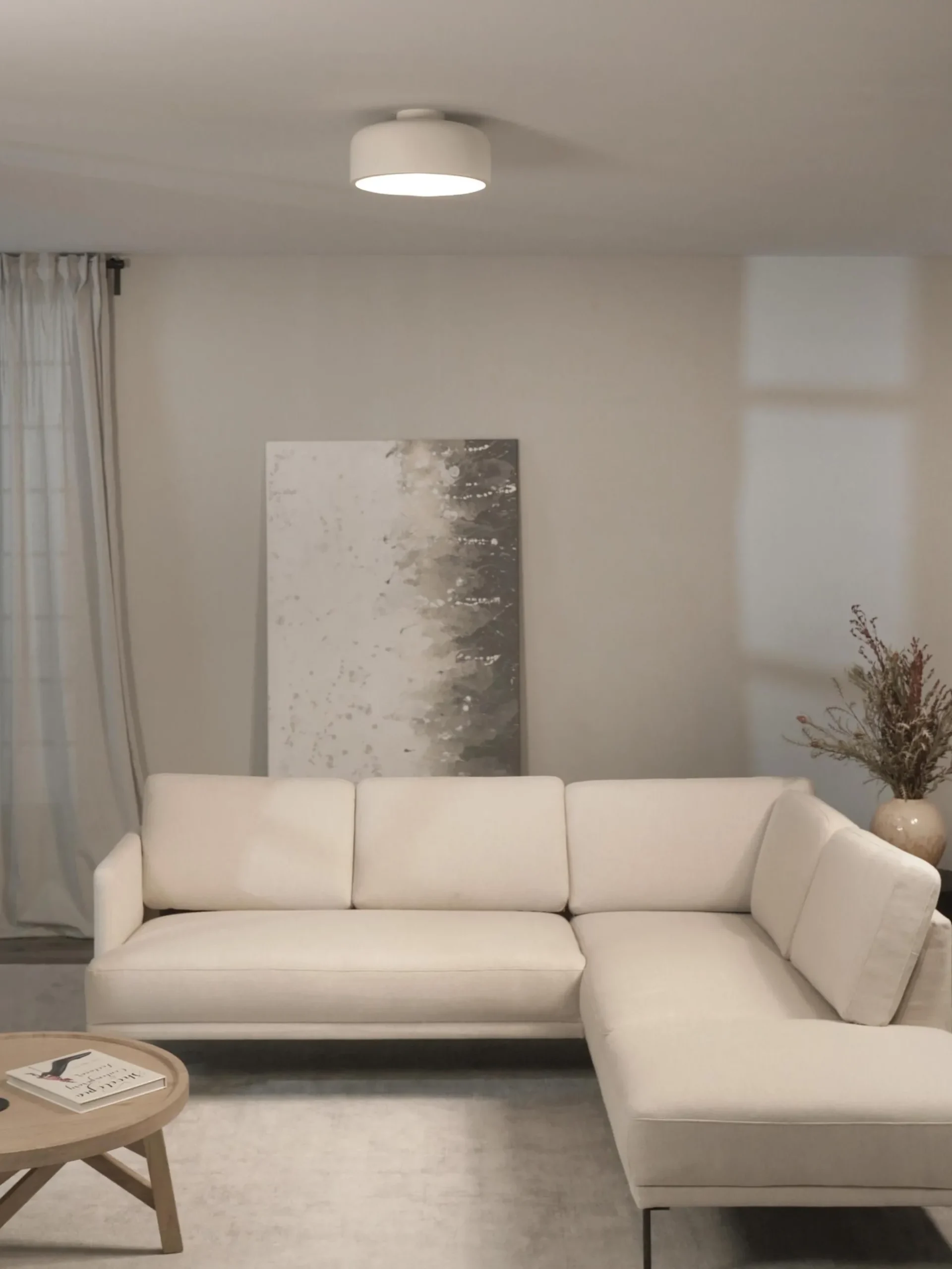 Lampada da soffitto in metallo Ole