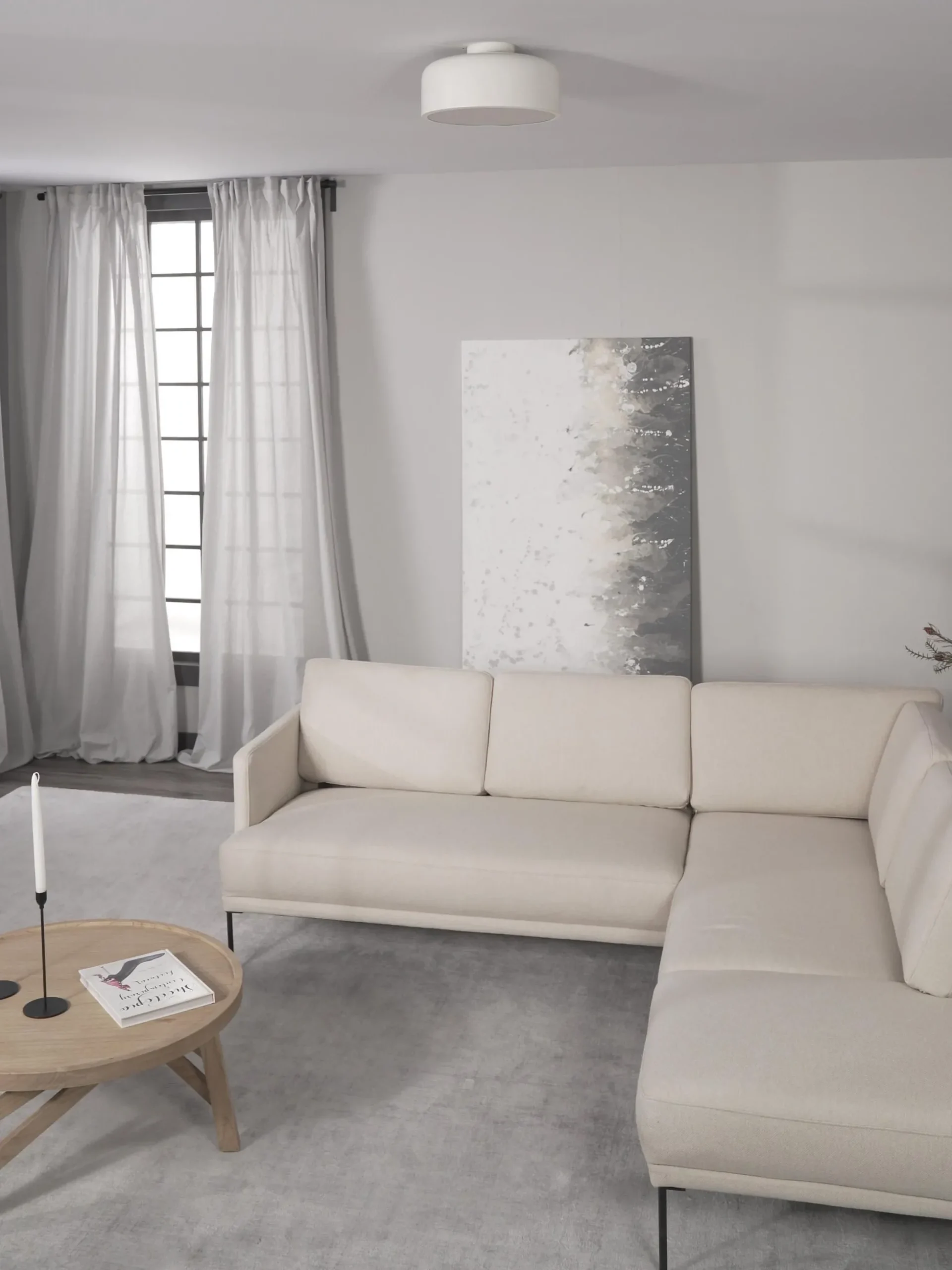Lampada da soffitto in metallo Ole