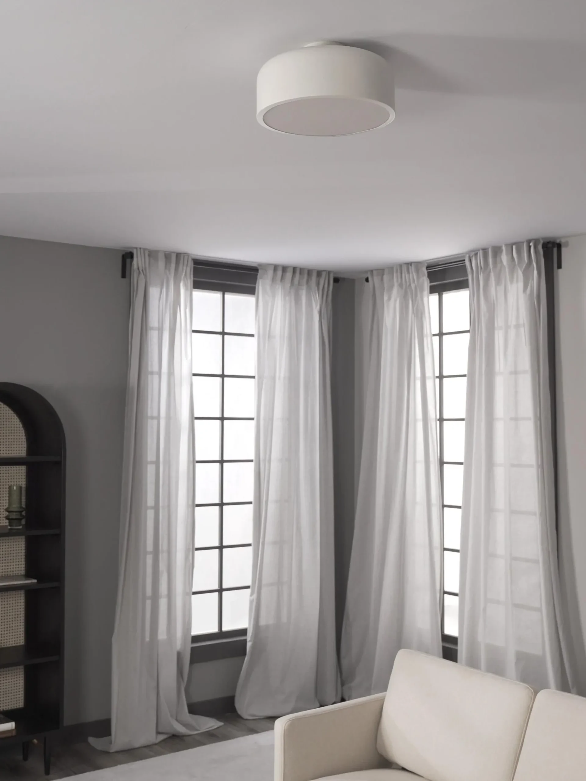 Lampada da soffitto in metallo Ole