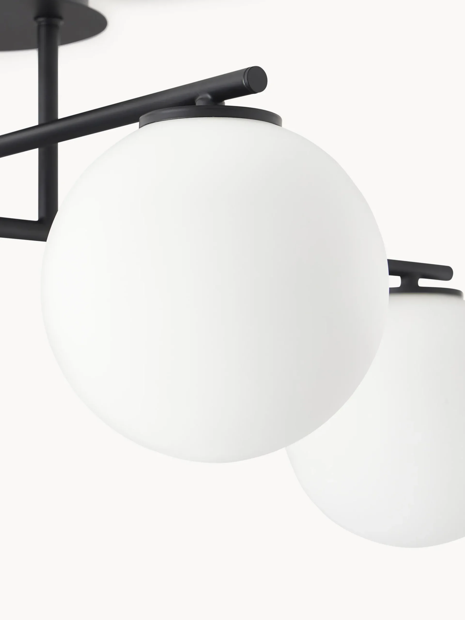 Lampada da soffitto in vetro opale Atlanta