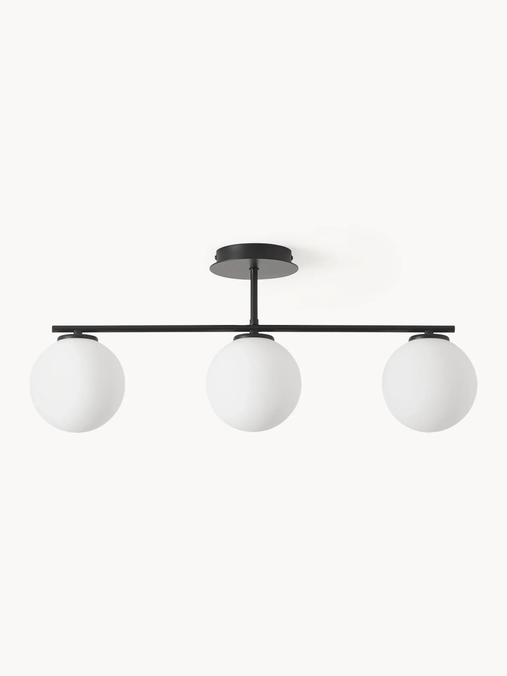 Lampada da soffitto in vetro opale Atlanta