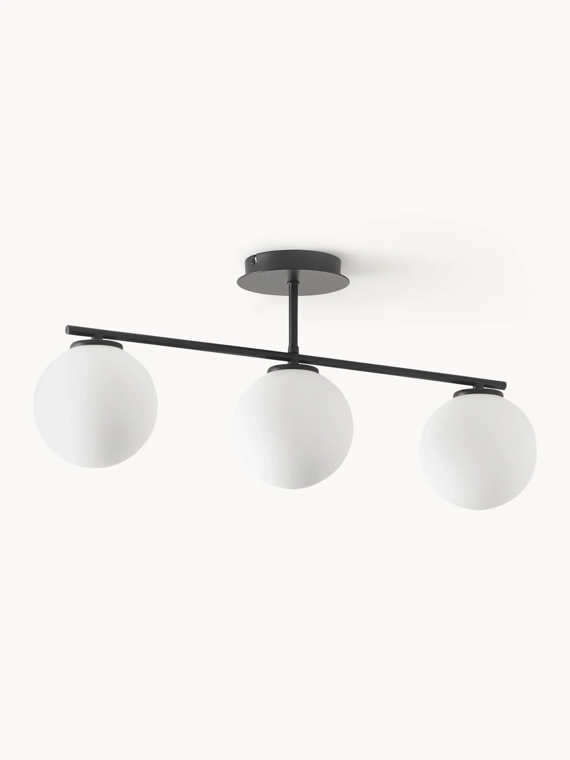 Lampada da soffitto in vetro opale Atlanta