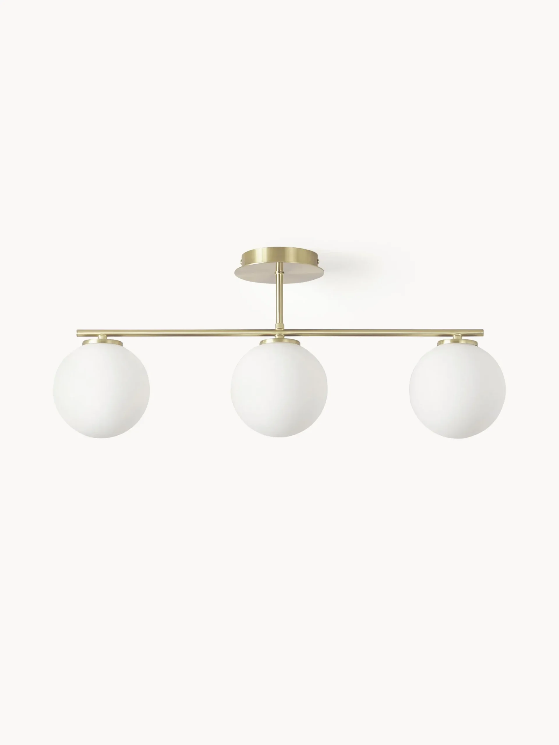 Lampada da soffitto in vetro opale Atlanta