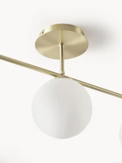 Lampada da soffitto in vetro opale Atlanta