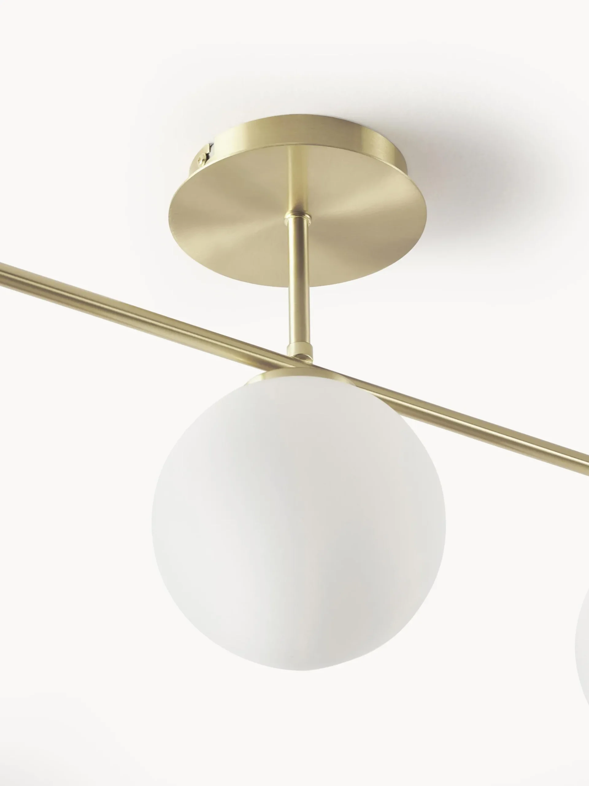 Lampada da soffitto in vetro opale Atlanta