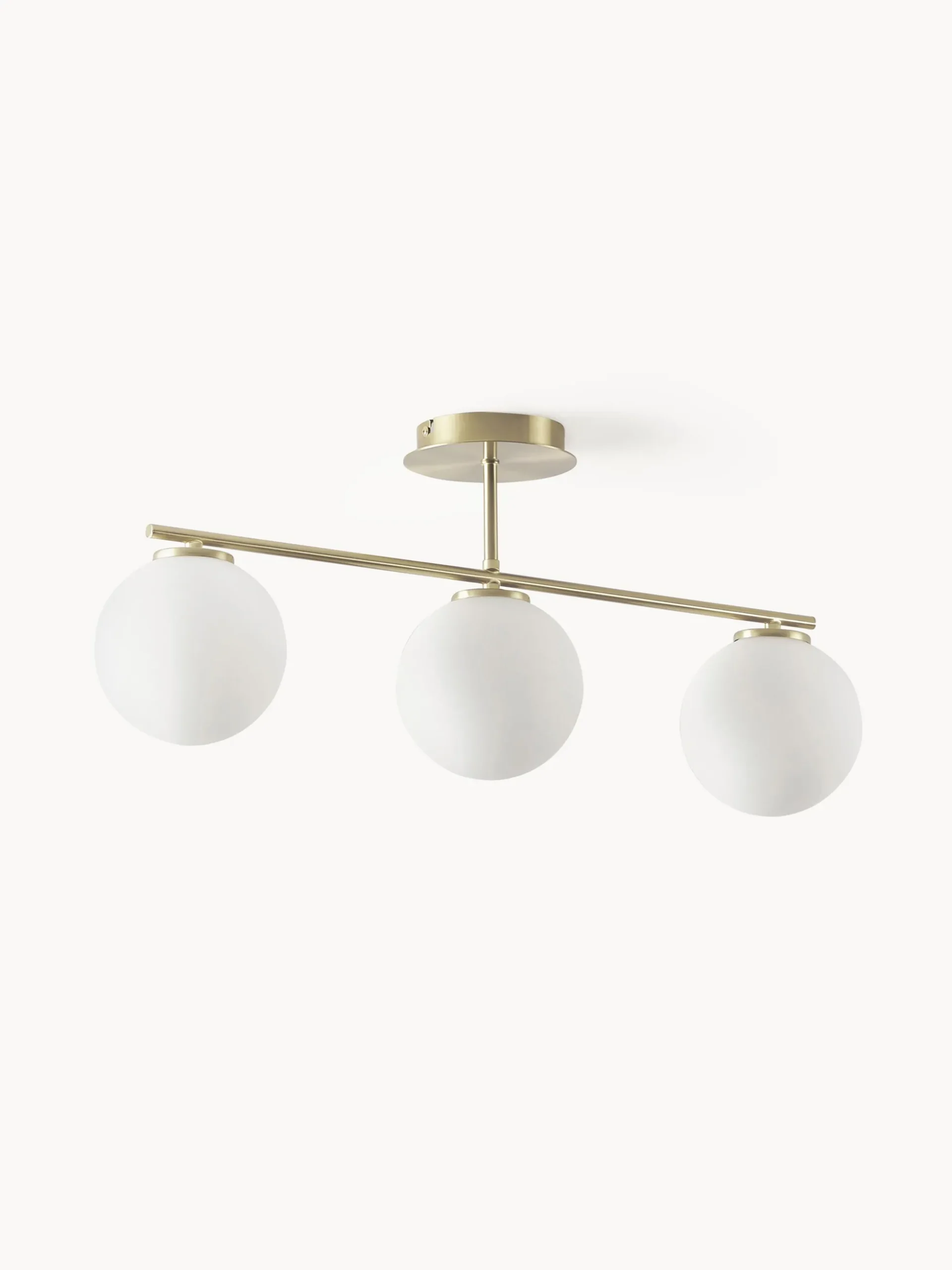 Lampada da soffitto in vetro opale Atlanta