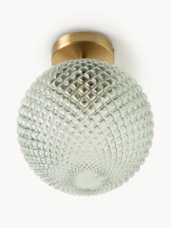 Lampada da soffitto piccola in vetro Lorna