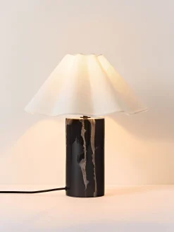 Lampada da tavolo a LED con luce regolabile e base in marmo Arya