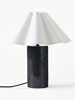 Lampada da tavolo a LED con luce regolabile e base in marmo Arya