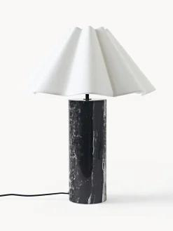 Lampada da tavolo a LED con luce regolabile e base in marmo Arya