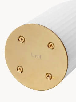 Lampada da tavolo a LED con luce regolabile con struttura rigata Vuelta, varie misure