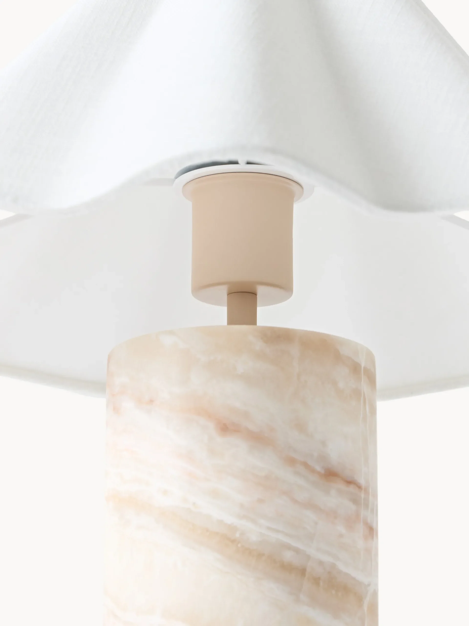 Lampada da tavolo a LED con luce regolabile e base in marmo Arya