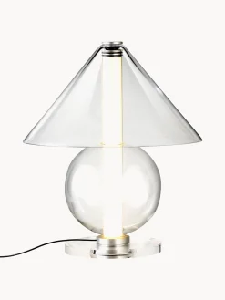 Lampada da tavolo a LED in vetro soffiato con luce regolabile Fragile