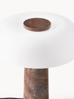 Lampada da tavolo con base in marmo Carla