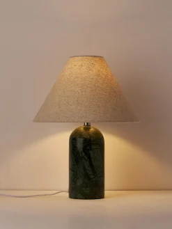 Lampada da tavolo con base in marmo Gia