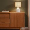 Lampada da tavolo con base in cemento Ike