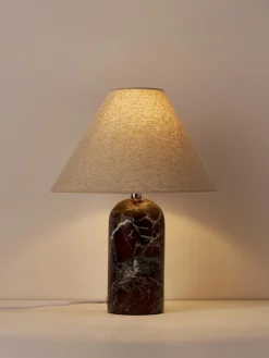 Lampada da tavolo con base in marmo Gia